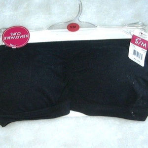 2 Love Affair Strapless Bandeau Bras Sz S M  NWT